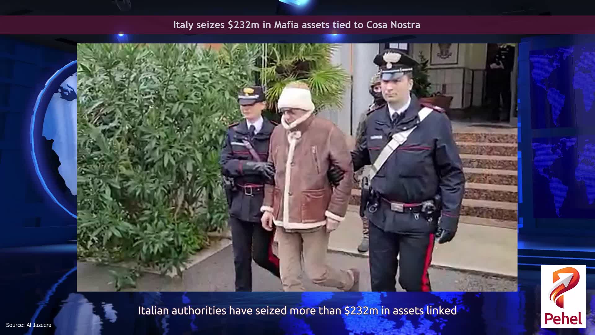 Italy seizes $232m in Mafia assets tied to Cosa Nostra
