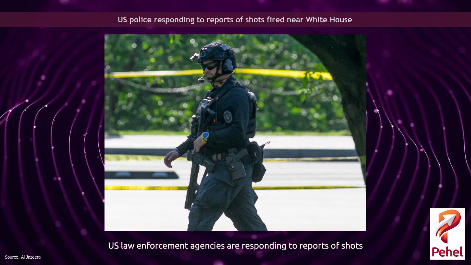 US police responding to reports of shots fired near White House