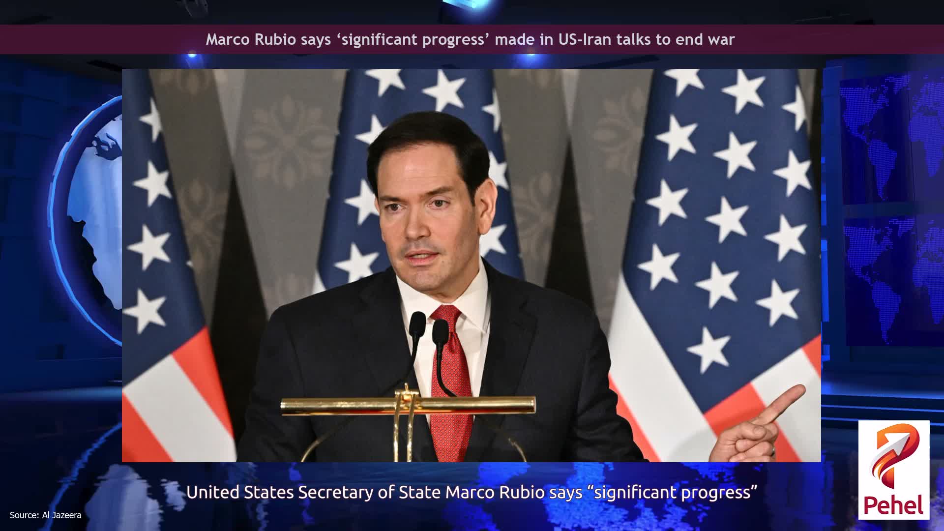 Marco Rubio says ‘significant progress’ made in US-Iran talks to end war