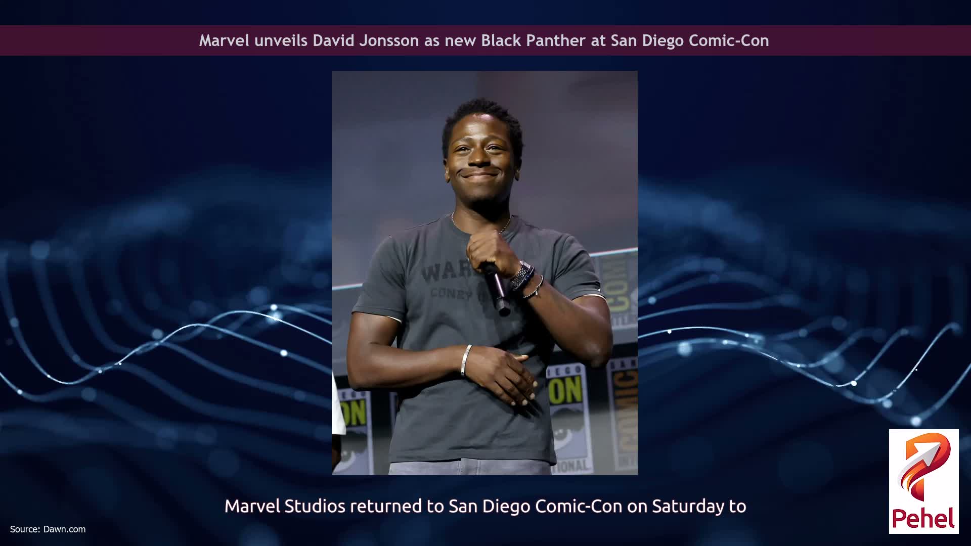 Marvel unveils David Jonsson as new Black Panther at San Diego Comic-Con