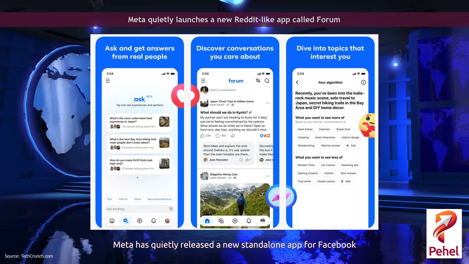 Meta quietly launches a new Reddit-like app called Forum