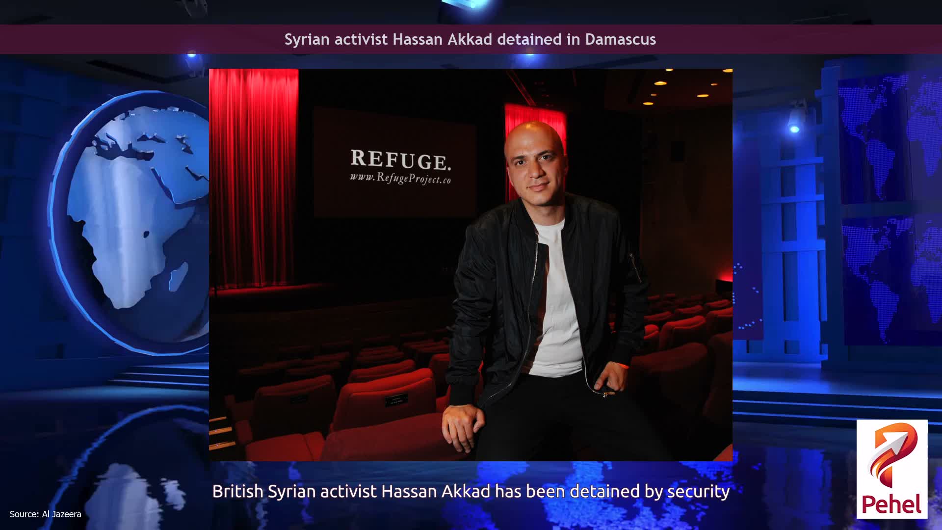 Syrian activist Hassan Akkad detained in Damascus