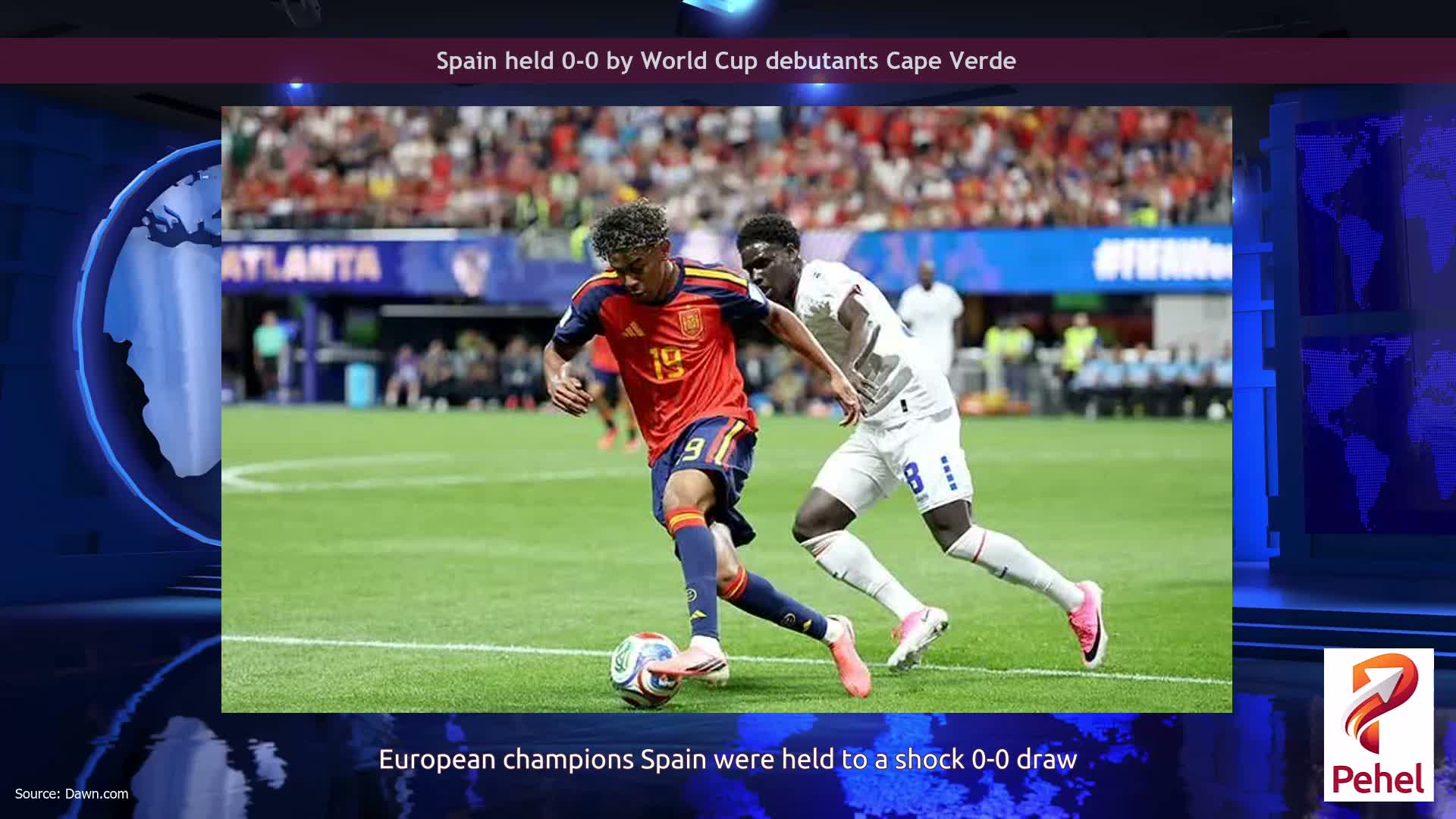 Spain held 0-0 by World Cup debutants Cape Verde