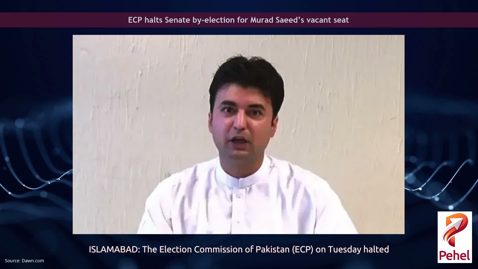 ECP halts Senate by-election for Murad Saeed’s vacant seat