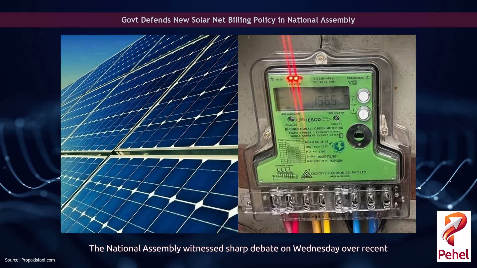 Govt Defends New Solar Net Billing Policy in National Assembly