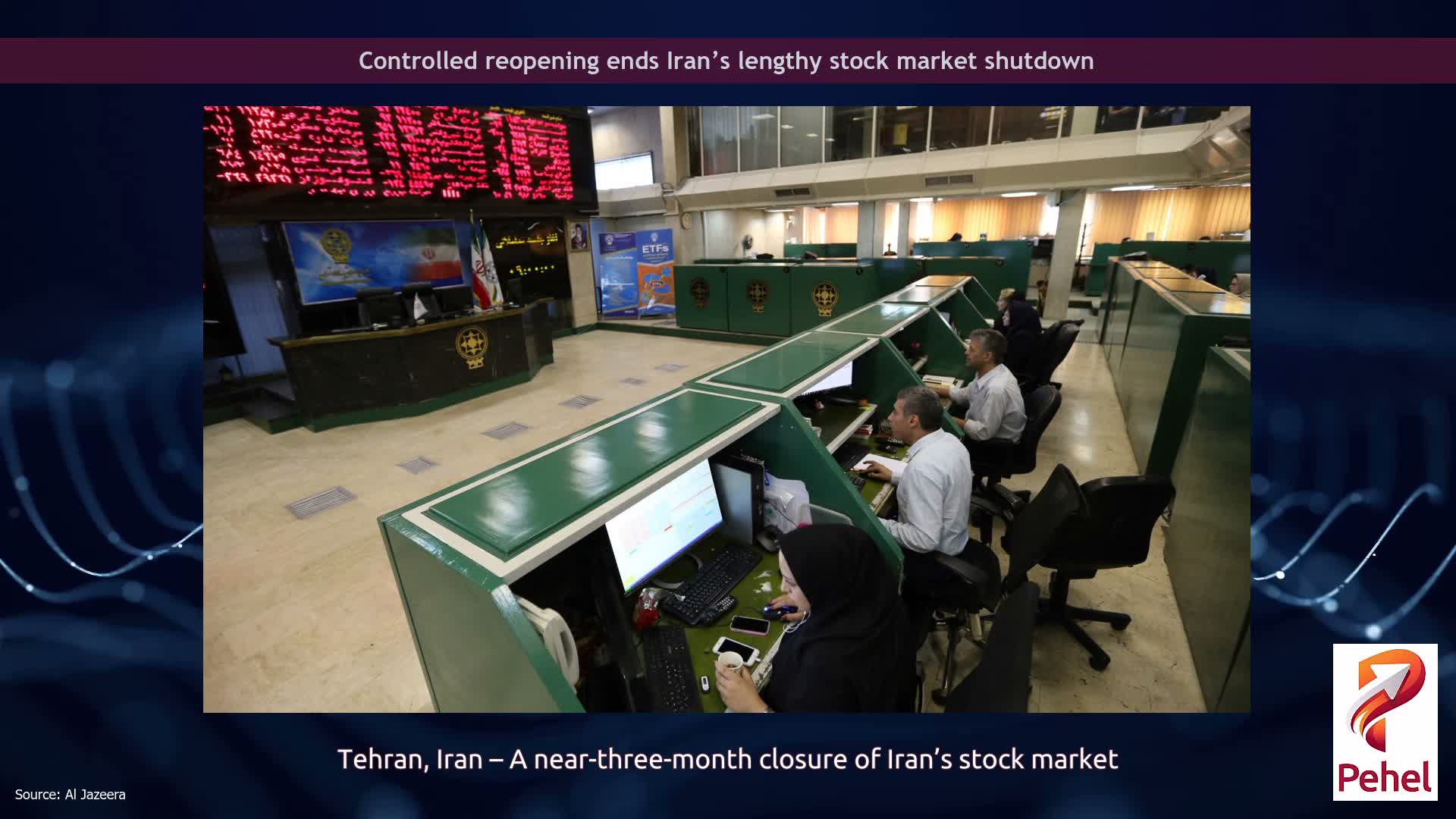 Controlled reopening ends Iran’s lengthy stock market shutdown