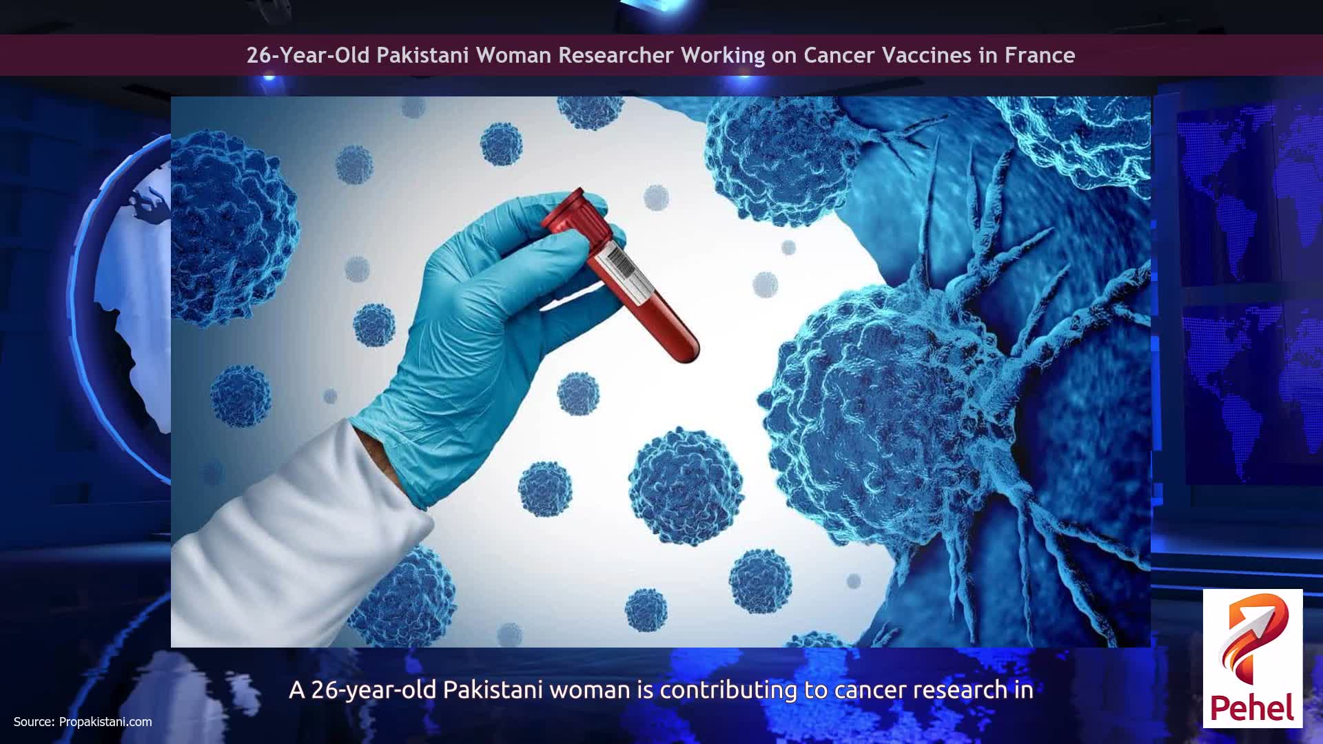 26-Year-Old Pakistani Woman Researcher Working on Cancer Vaccines in France