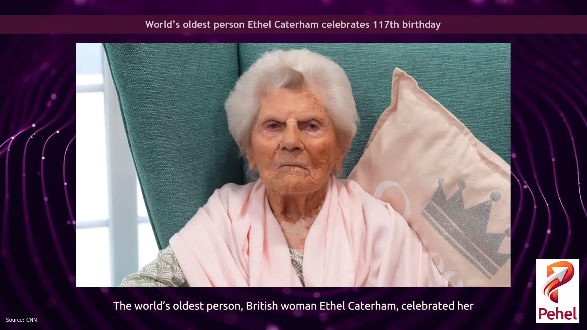 World’s oldest person Ethel Caterham celebrates 117th birthday