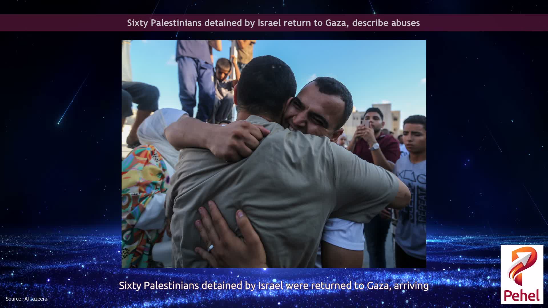 Sixty Palestinians detained by Israel return to Gaza, describe abuses