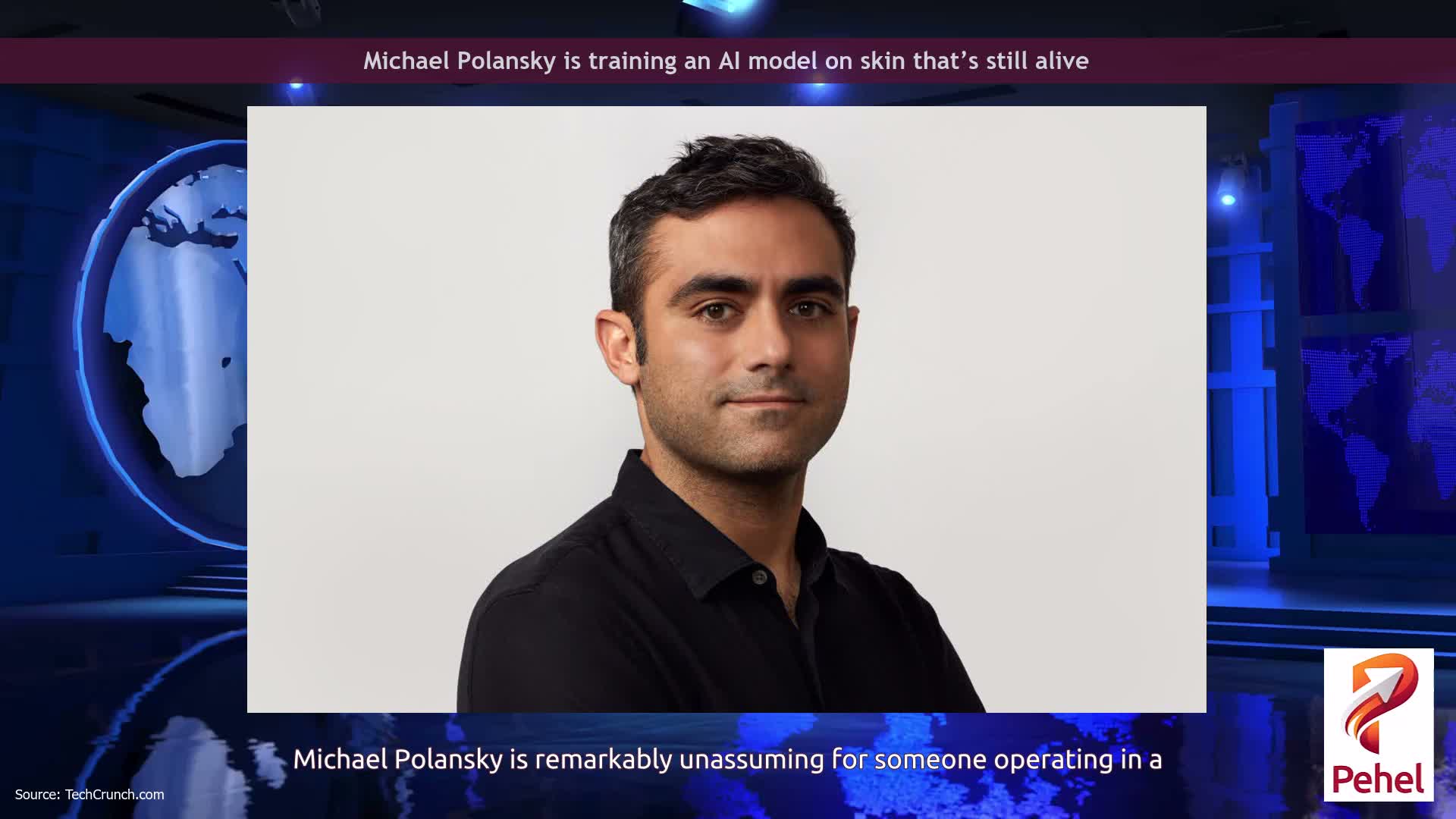 Michael Polansky is training an AI model on skin that’s still alive