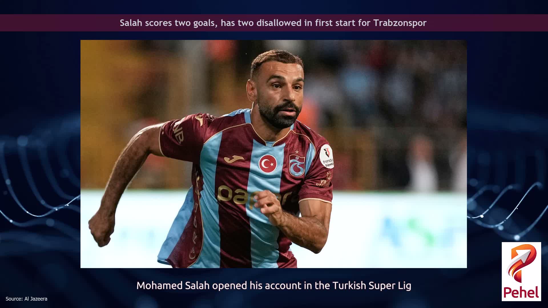 Salah scores two goals, has two disallowed in first start for Trabzonspor