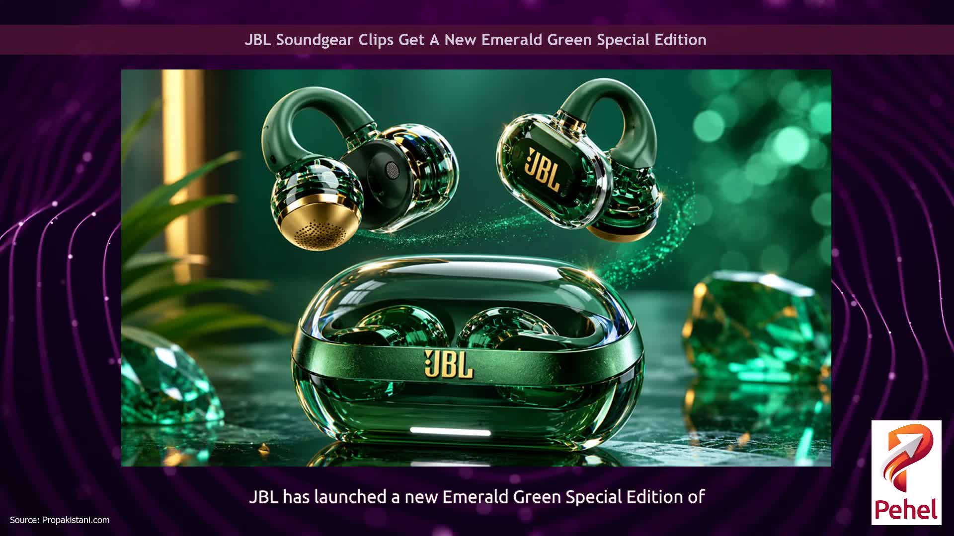 JBL Soundgear Clips Get A New Emerald Green Special Edition