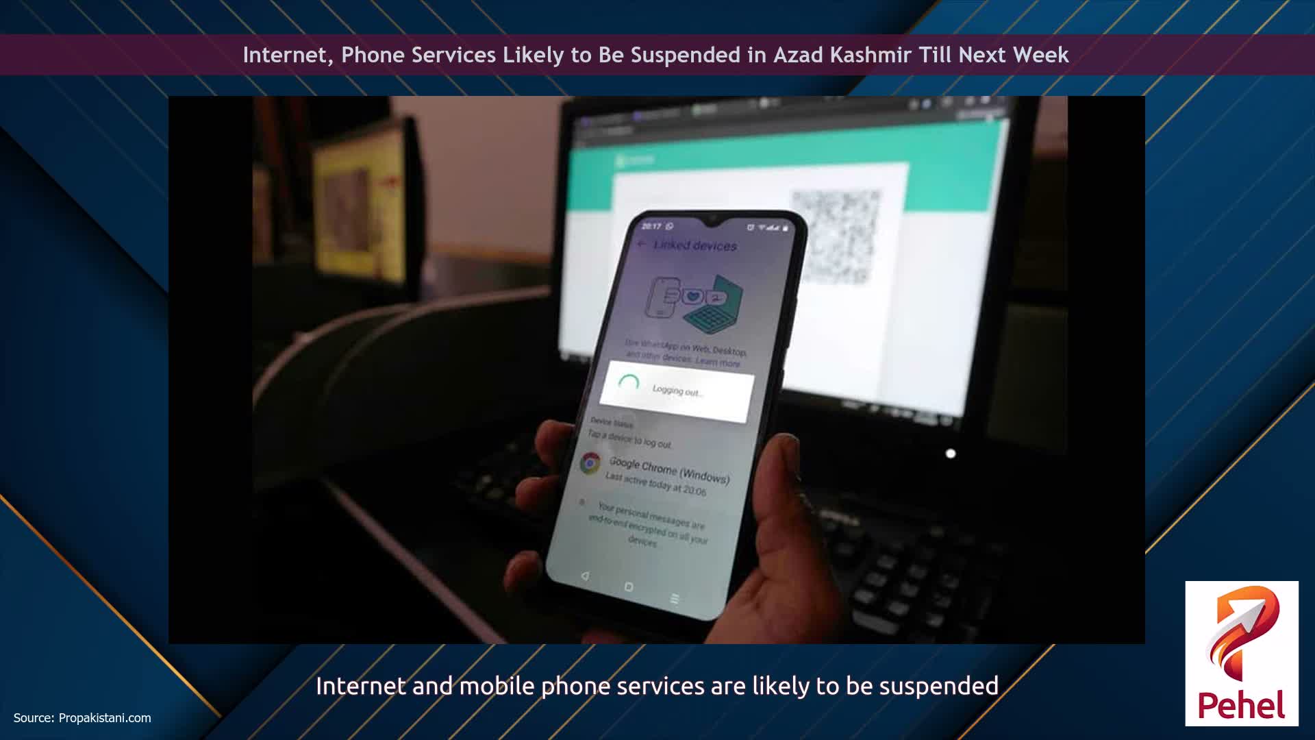 Internet, Phone Services Likely to Be Suspended in Azad Kashmir Till Next Week