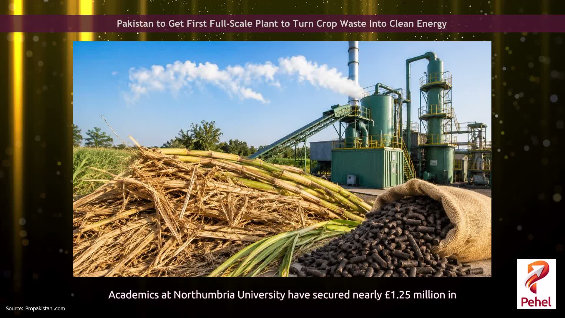 Pakistan to Get First Full-Scale Plant to Turn Crop Waste Into Clean Energy