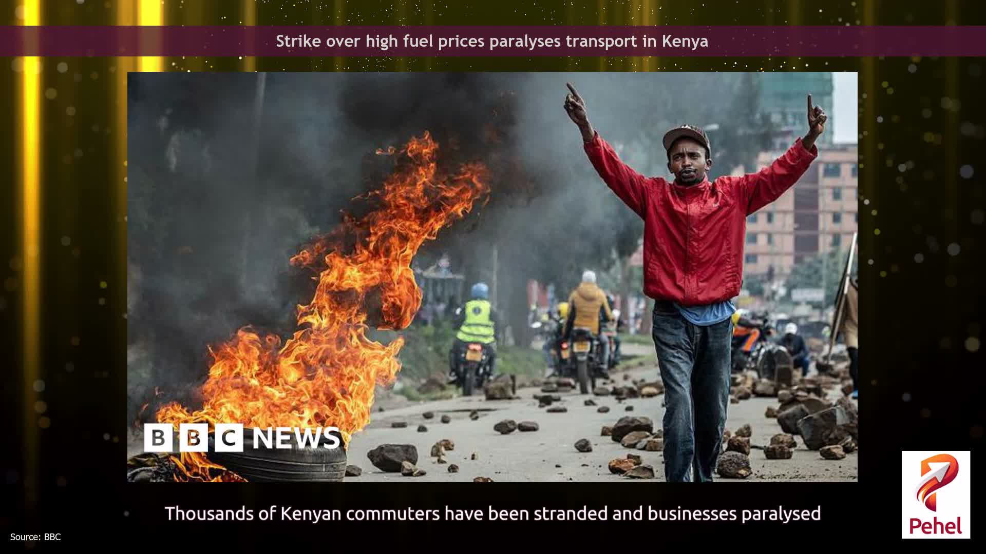 Strike over high fuel prices paralyses transport in Kenya