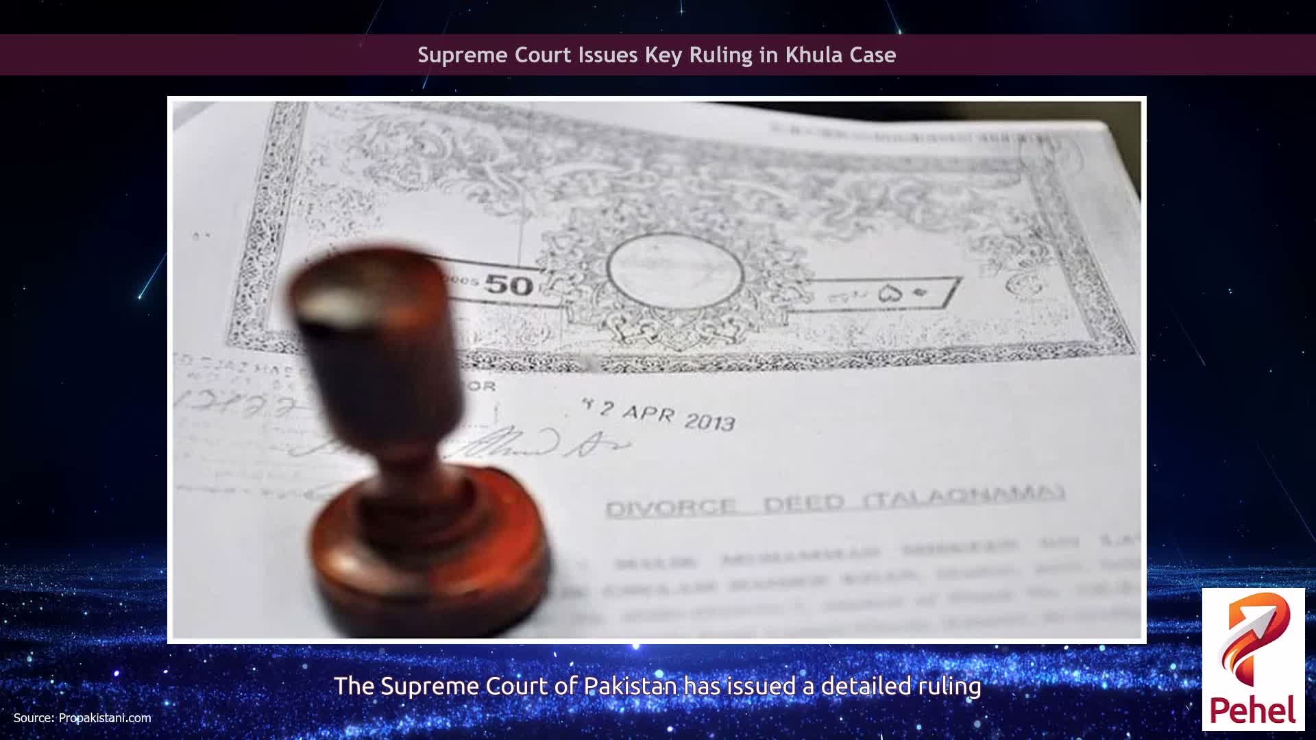 Supreme Court Issues Key Ruling in Khula Case