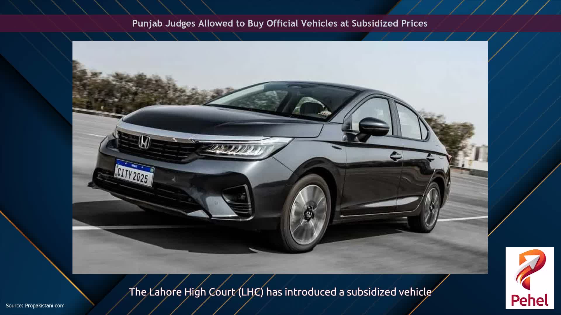 Punjab Judges Allowed to Buy Official Vehicles at Subsidized Prices