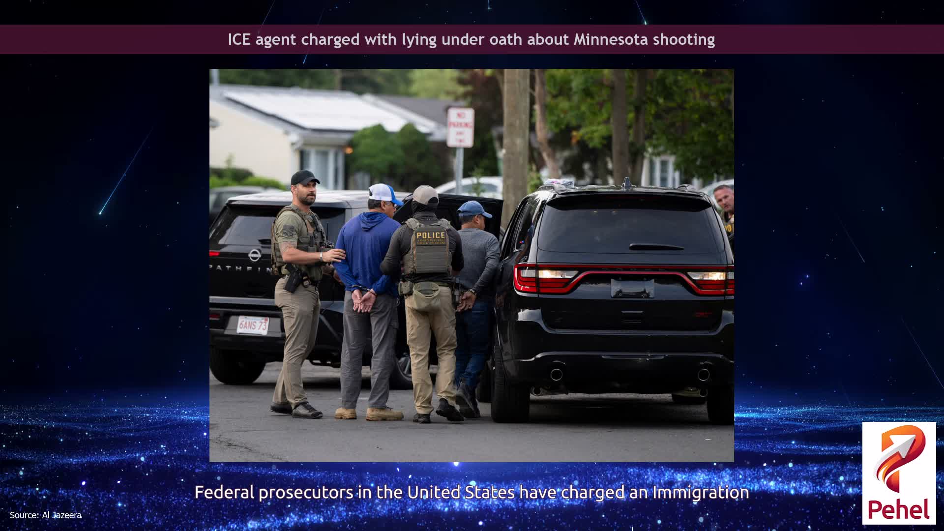 ICE agent charged with lying under oath about Minnesota shooting