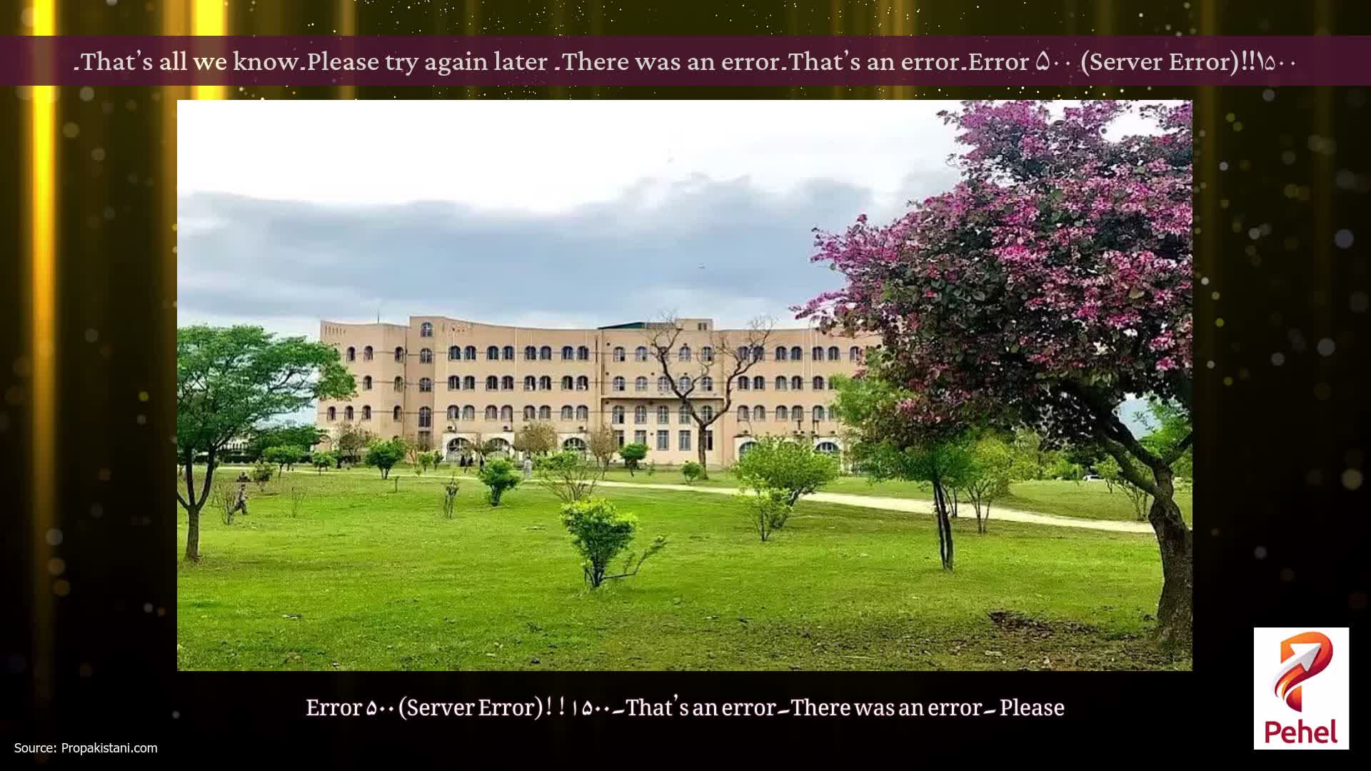 Error ۵۰۰ (Server Error)!!۱۵۰۰۔That’s an error۔There was an error۔ Please try again later۔That’s all we know۔