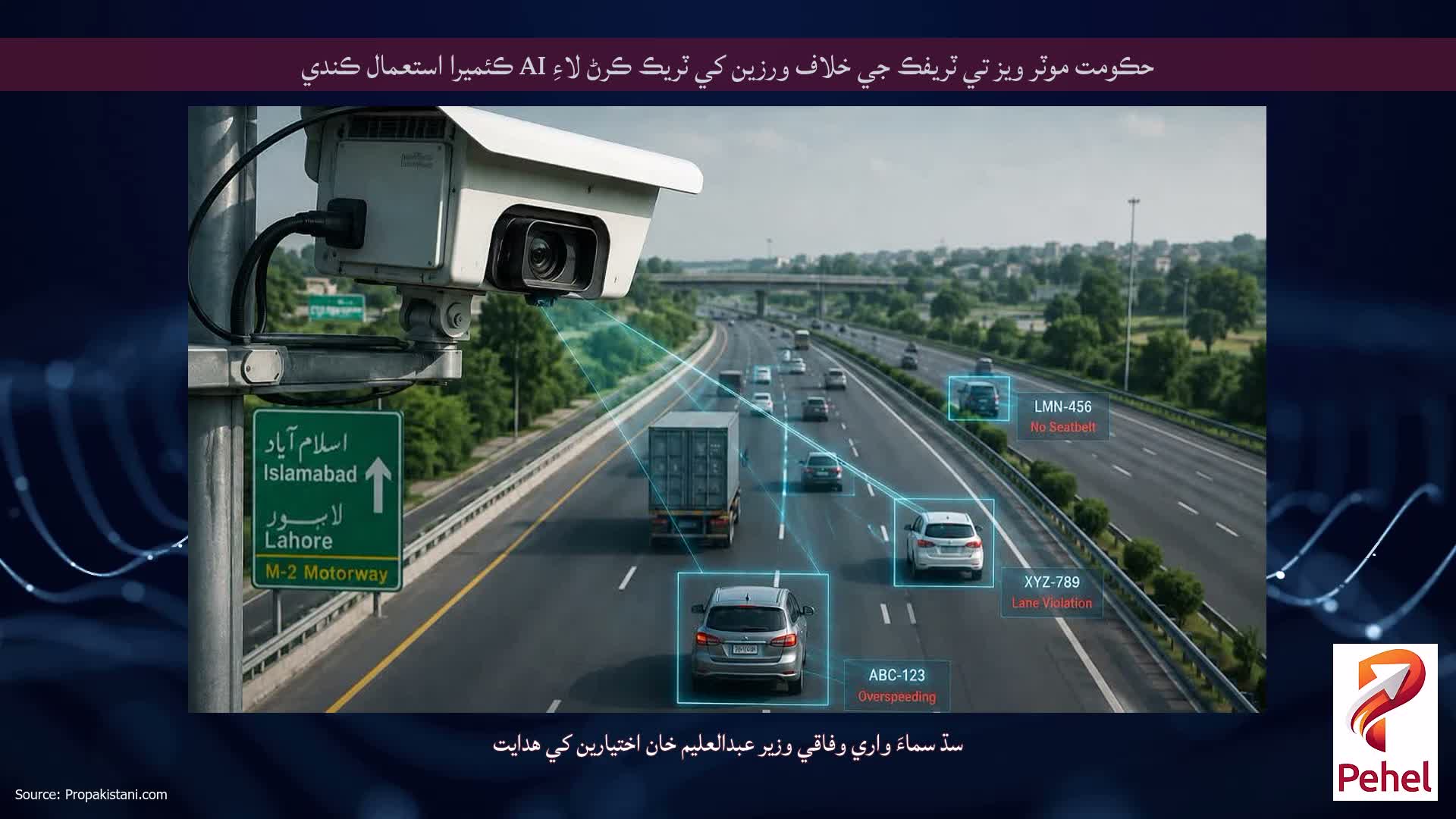 حڪومت موٽر ويز تي ٽريفڪ جي خلاف ورزين کي ٽريڪ ڪرڻ لاءِ AI ڪئميرا استعمال ڪندي