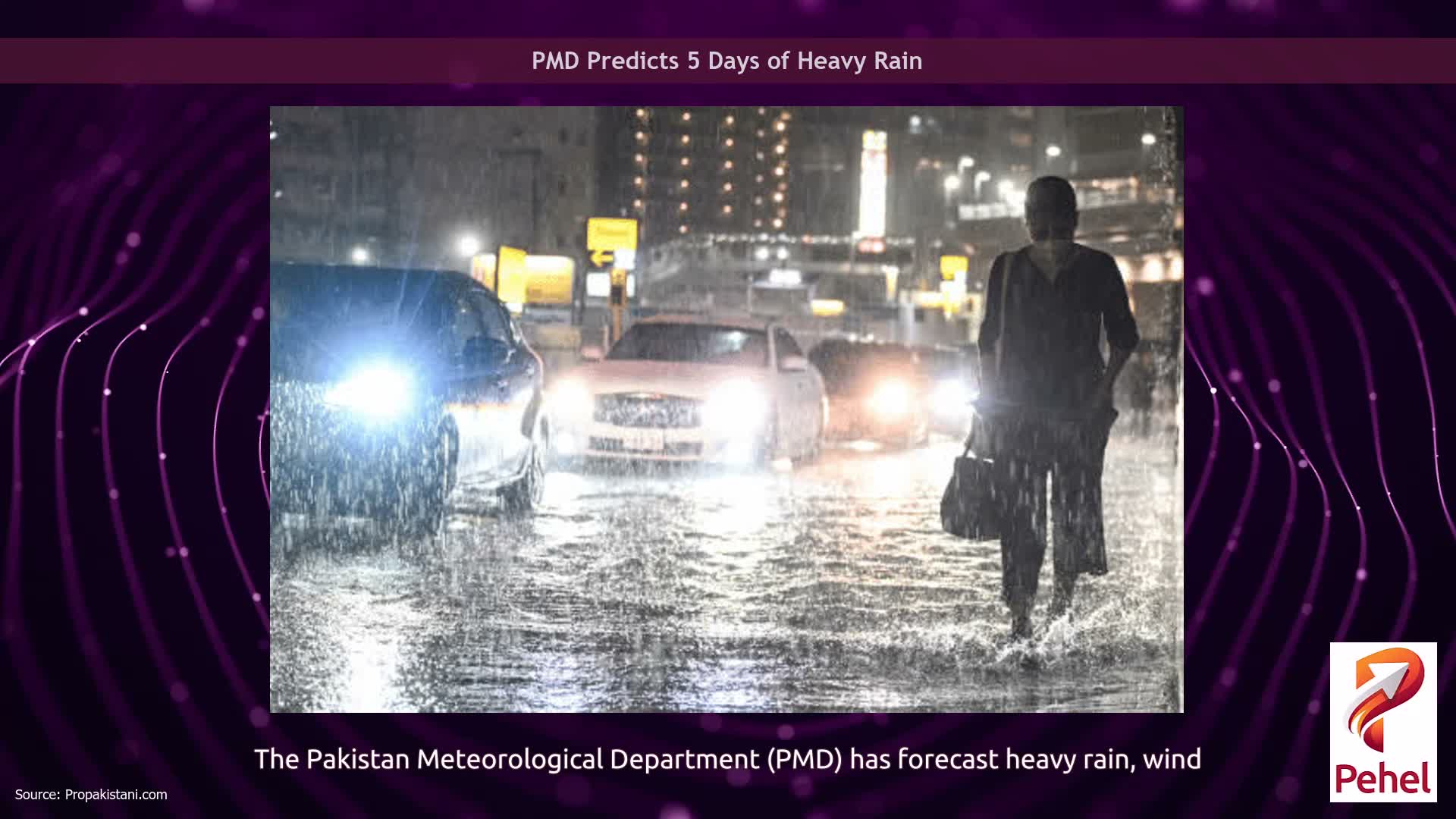 PMD Predicts 5 Days of Heavy Rain