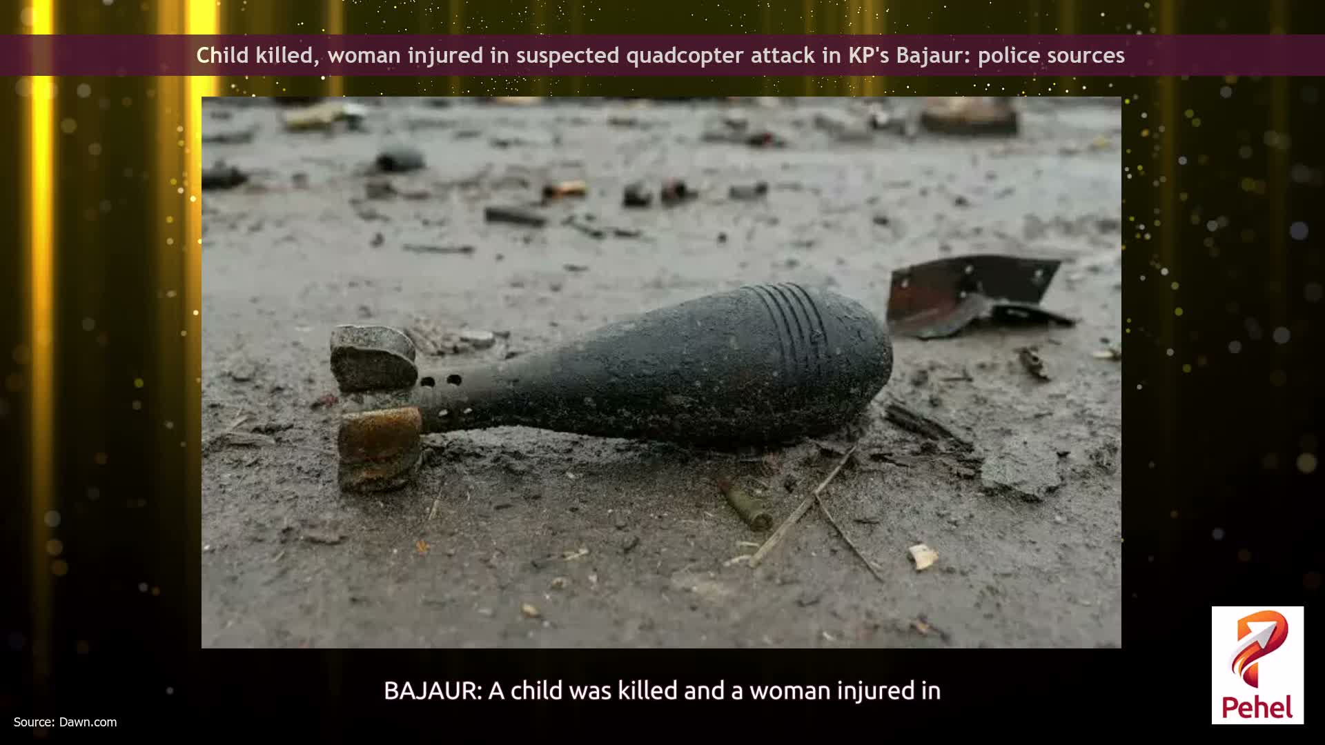 Child killed, woman injured in suspected quadcopter attack in KP's Bajaur: police sources