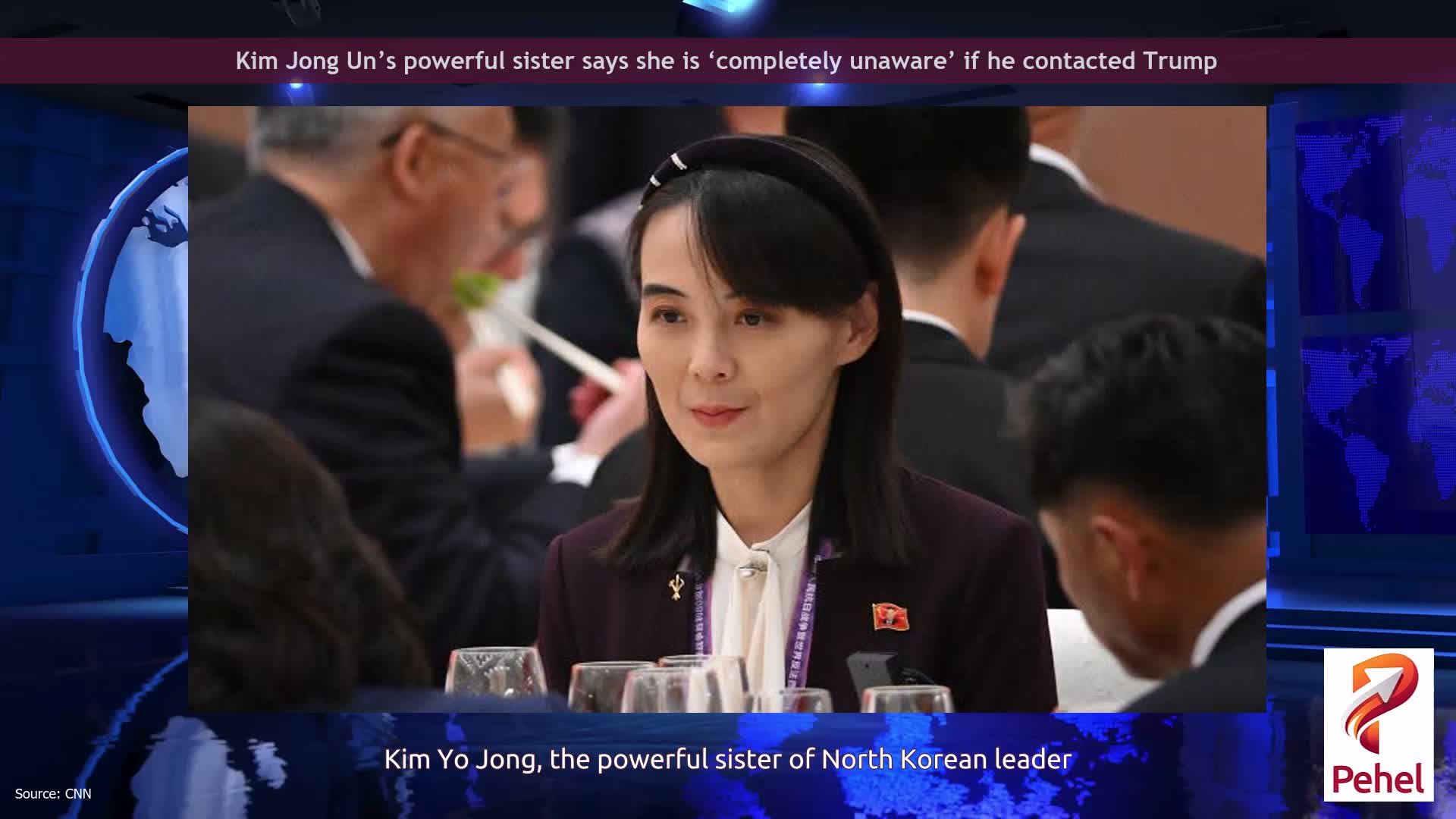 Kim Jong Un’s powerful sister says she is ‘completely unaware’ if he contacted Trump