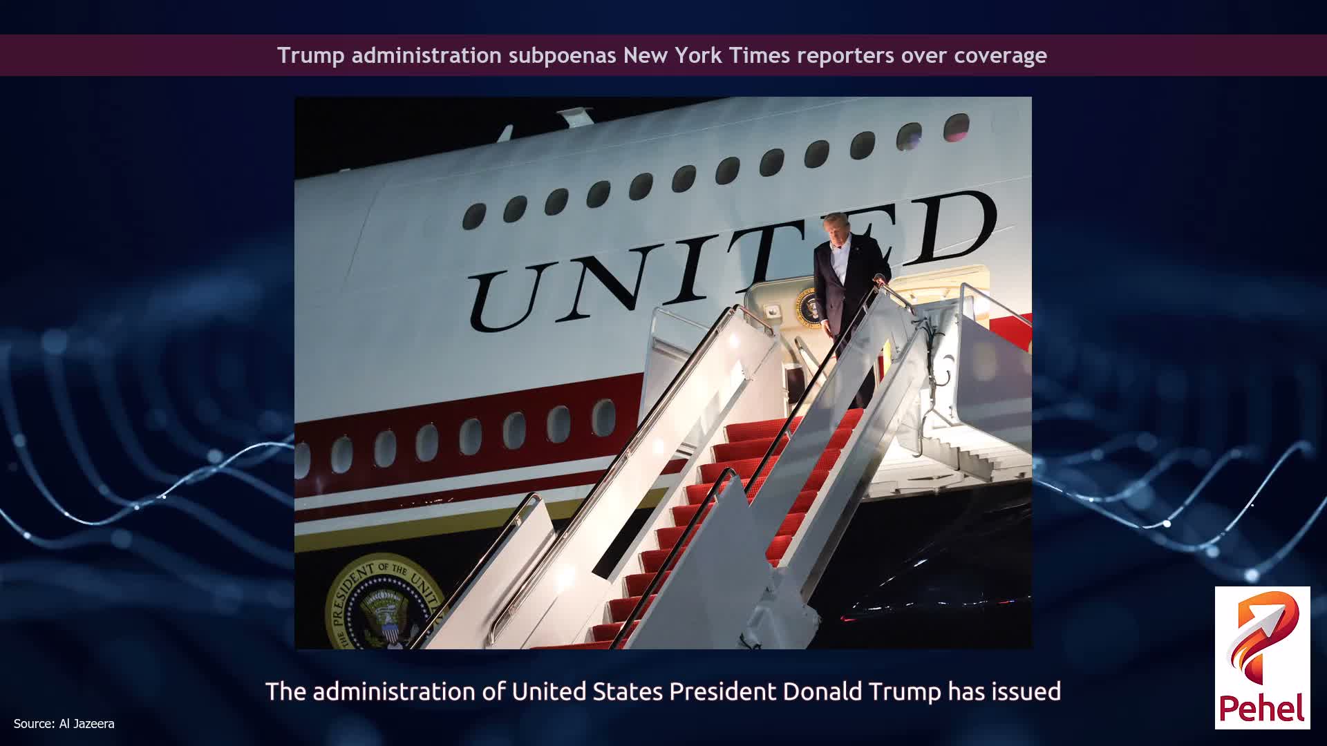 Trump administration subpoenas New York Times reporters over coverage