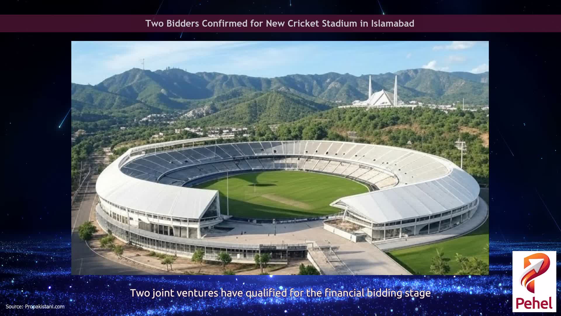 Two Bidders Confirmed for New Cricket Stadium in Islamabad