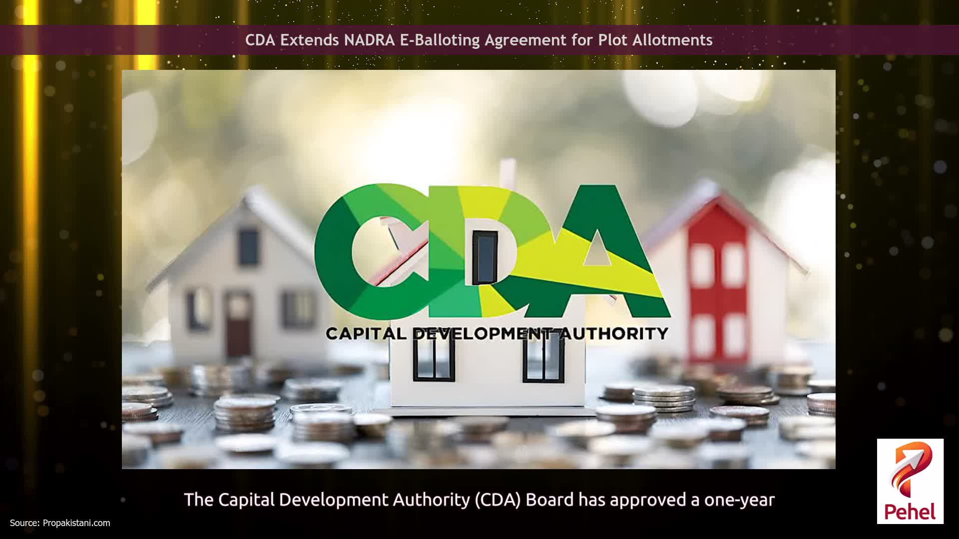 CDA Extends NADRA E-Balloting Agreement for Plot Allotments
