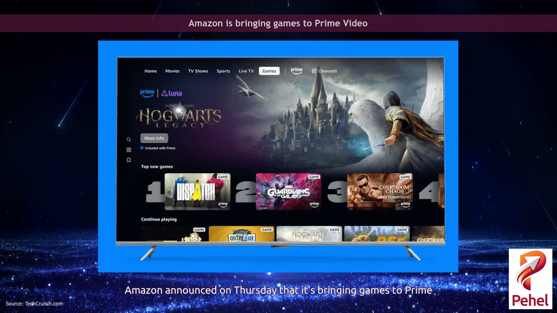 Amazon is bringing games to Prime Video
