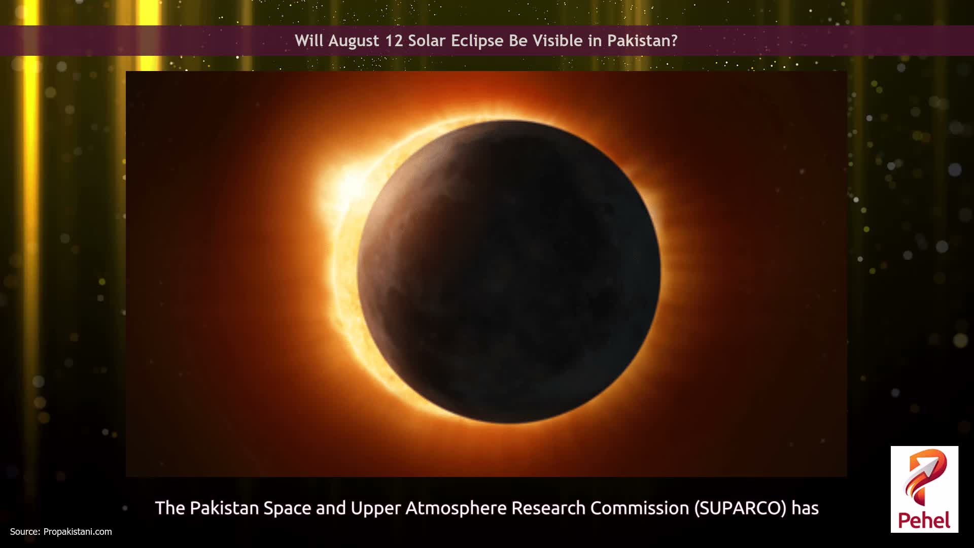 Will August 12 Solar Eclipse Be Visible in Pakistan?