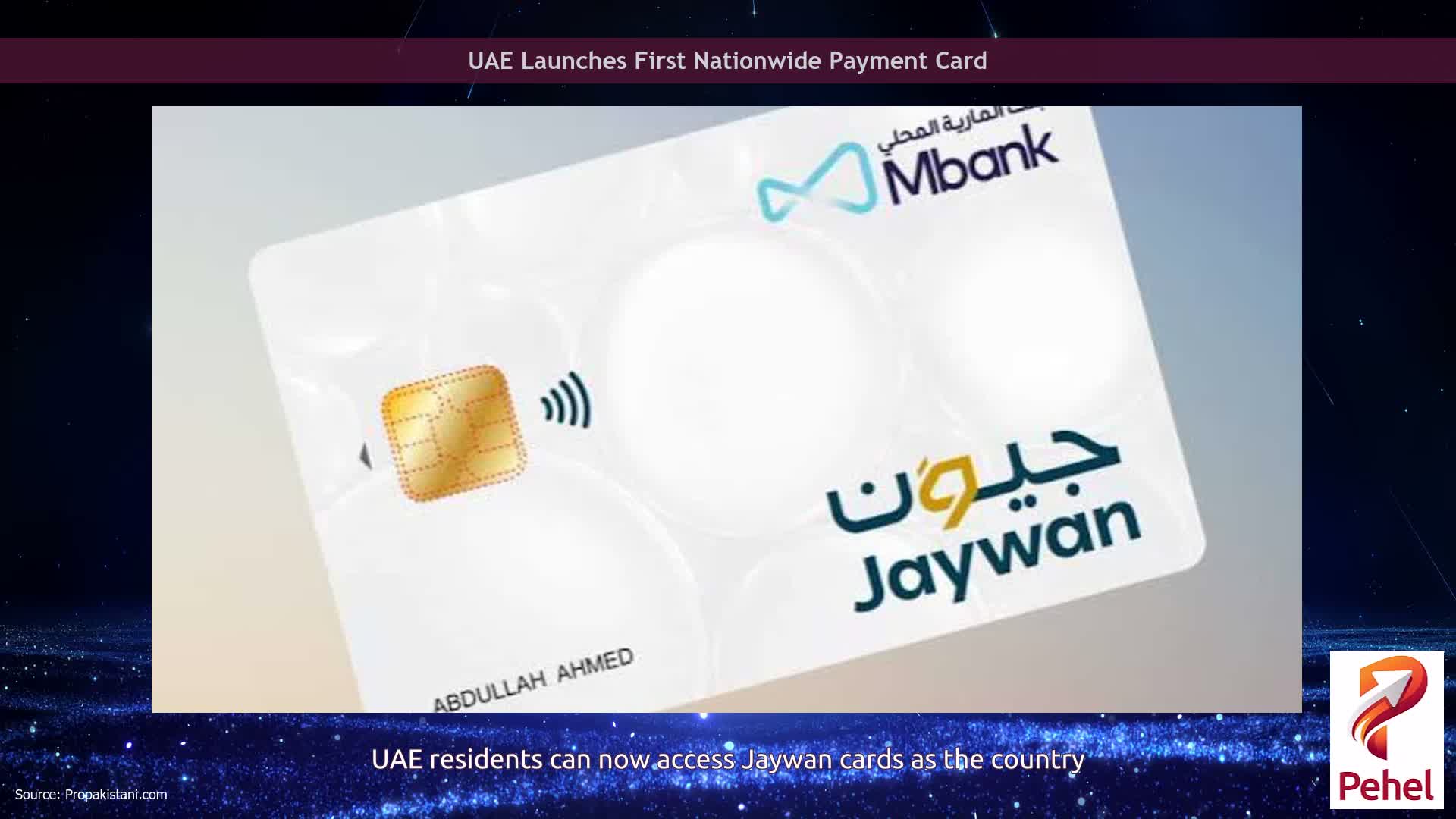 UAE Launches First Nationwide Payment Card