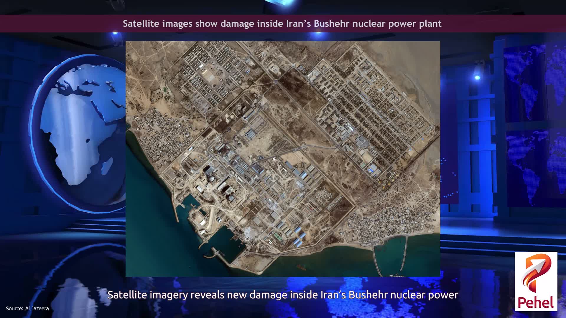 Satellite images show damage inside Iran’s Bushehr nuclear power plant