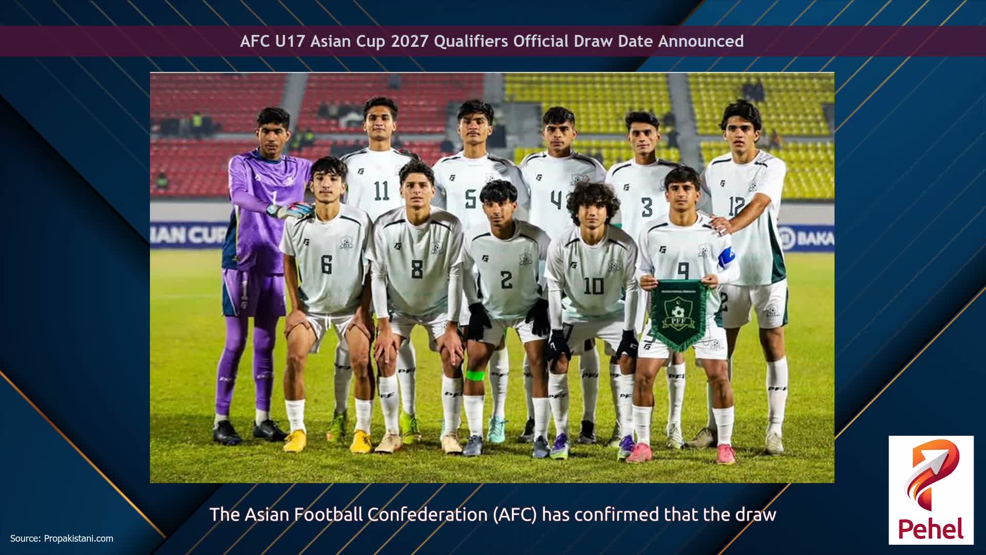 AFC U17 Asian Cup 2027 Qualifiers Official Draw Date Announced