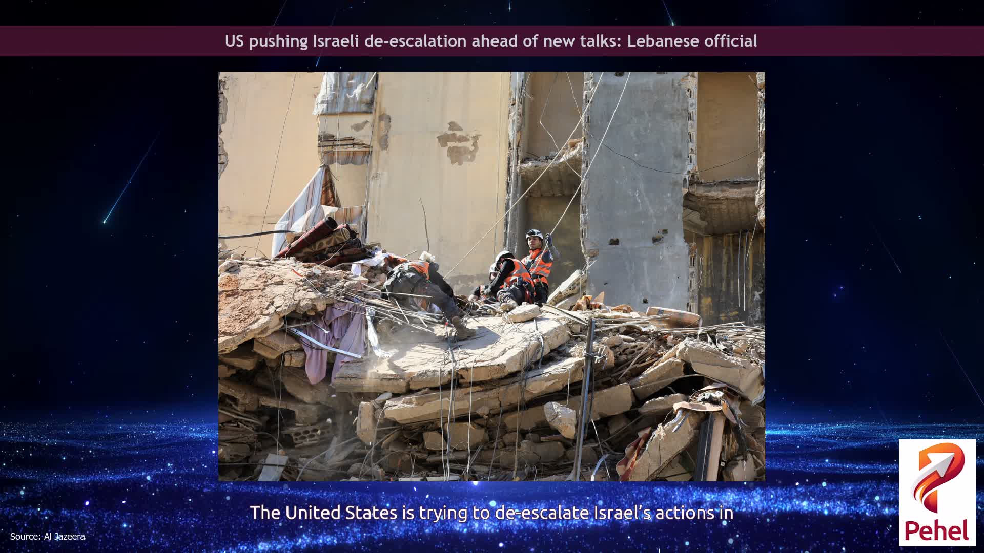 US pushing Israeli de-escalation ahead of new talks: Lebanese official