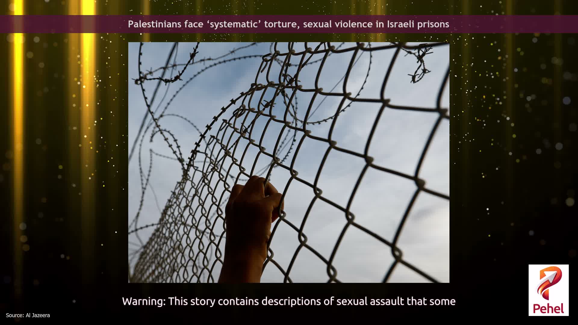 Palestinians face ‘systematic’ torture, sexual violence in Israeli prisons