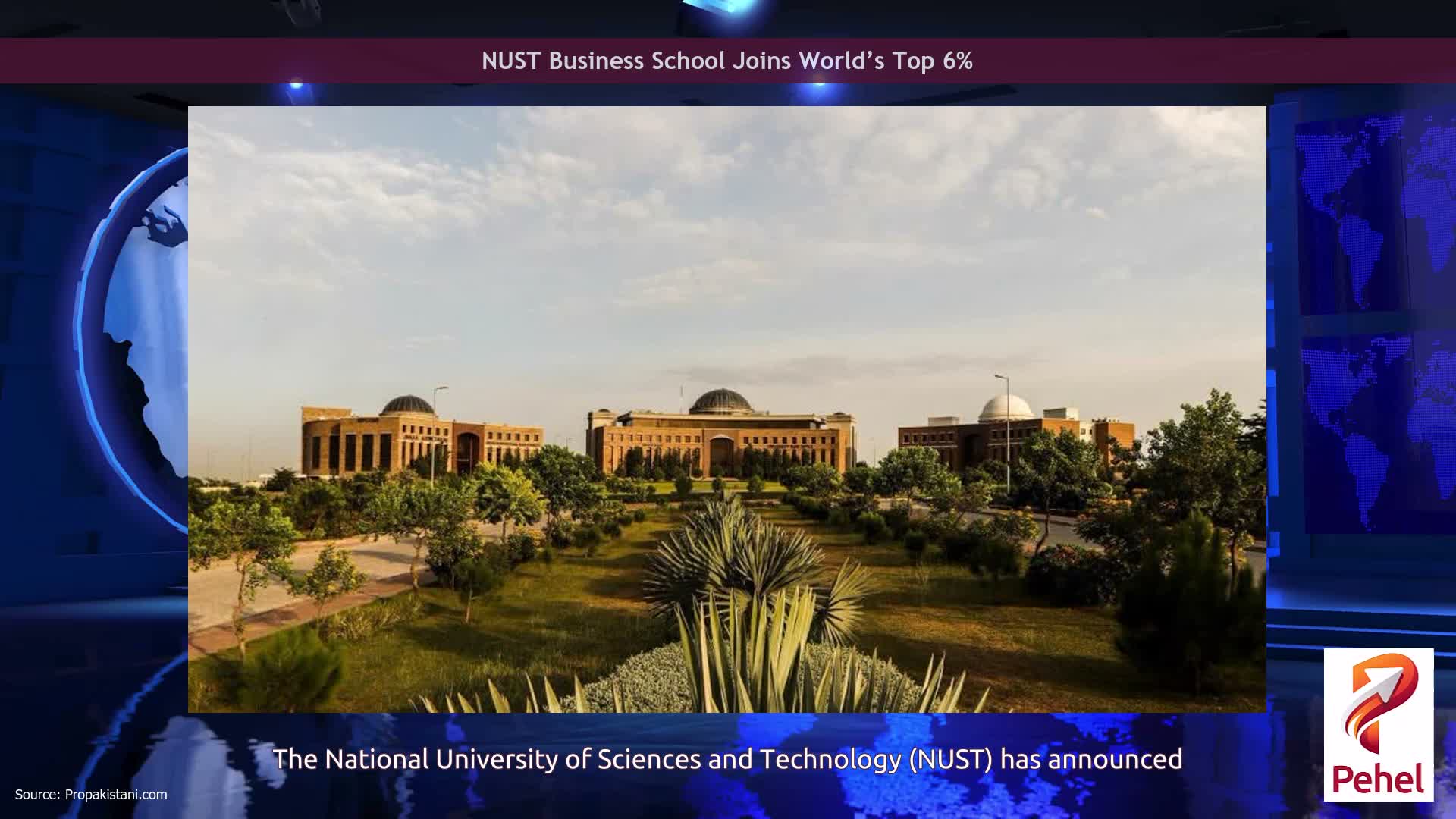 NUST Business School Joins World’s Top 6%