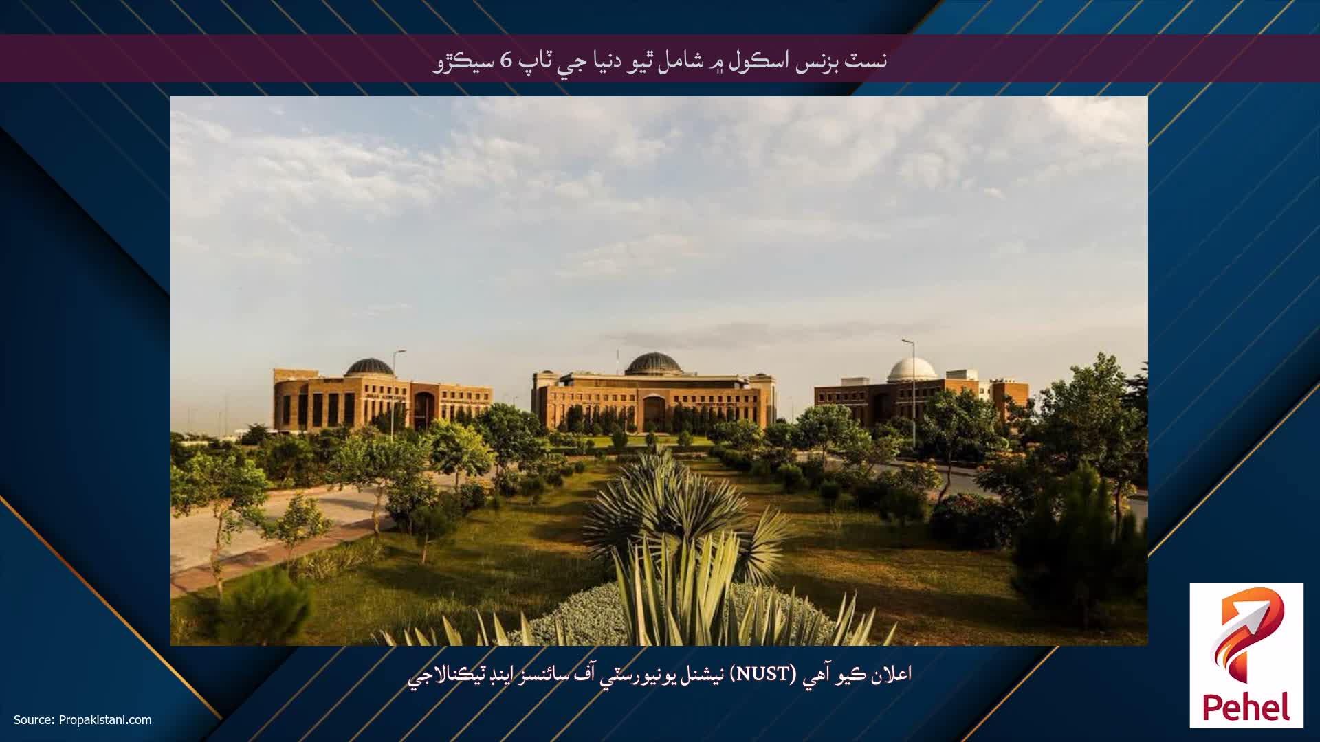 نسٽ بزنس اسڪول ۾ شامل ٿيو دنيا جي ٽاپ 6 سيڪڙو