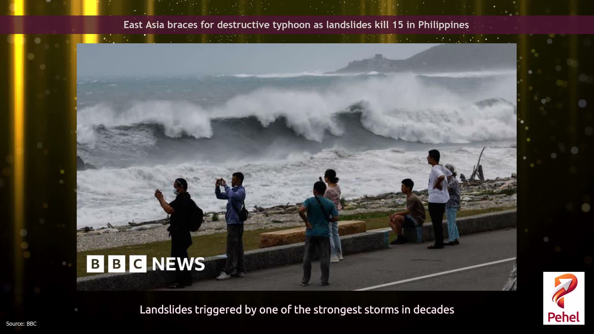 East Asia braces for destructive typhoon as landslides kill 15 in Philippines