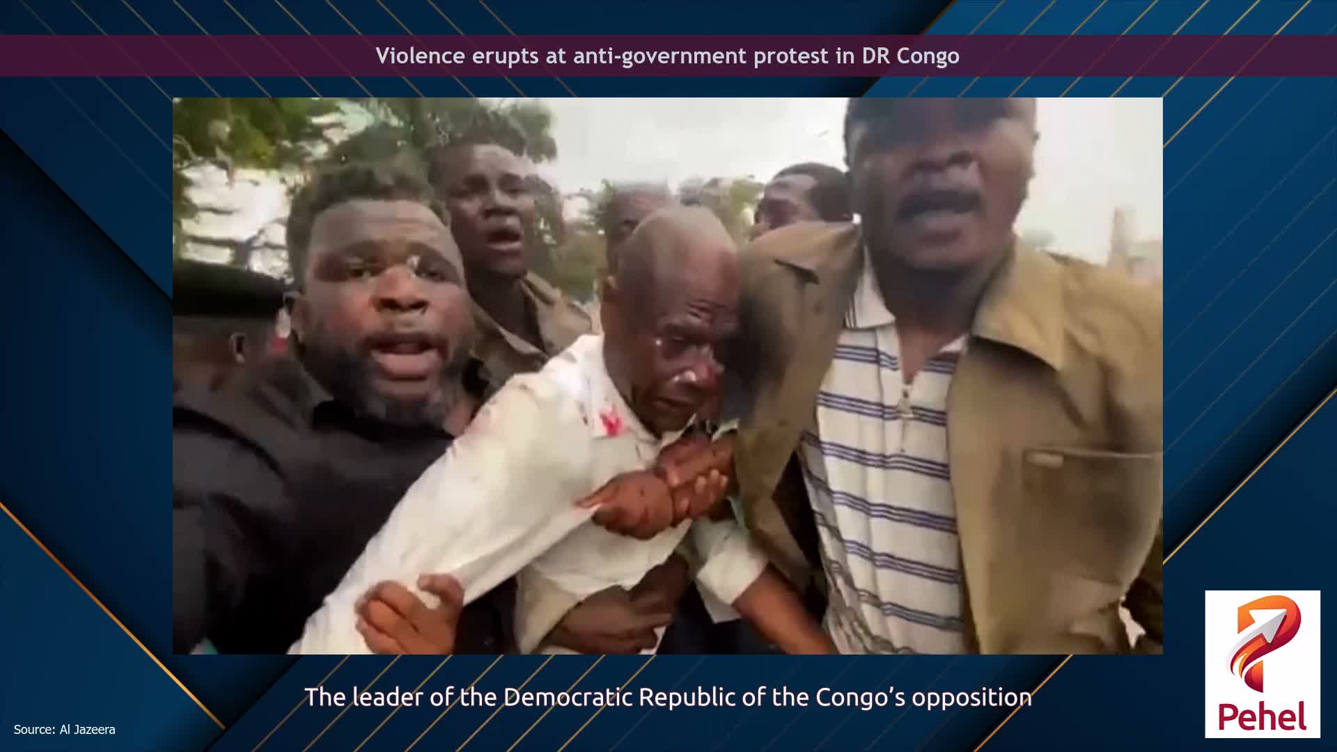Violence erupts at anti-government protest in DR Congo