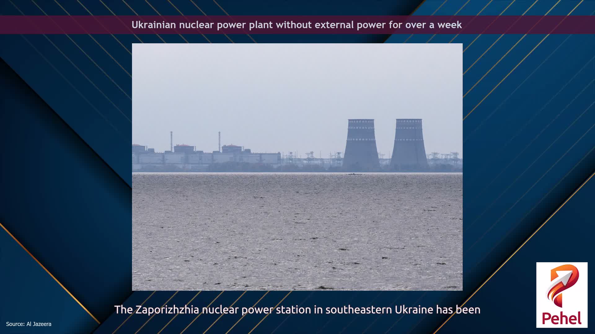 Ukrainian nuclear power plant without external power for over a week