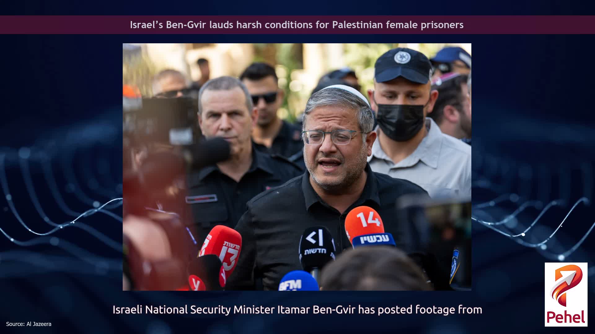 Israel’s Ben-Gvir lauds harsh conditions for Palestinian female prisoners