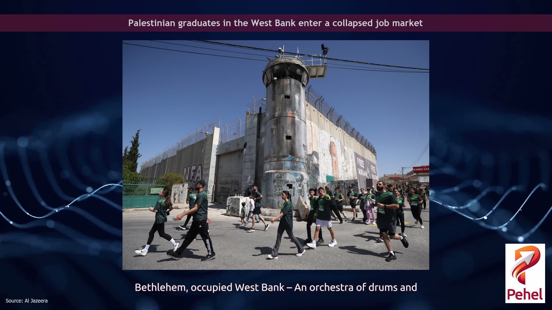 Palestinian graduates in the West Bank enter a collapsed job market