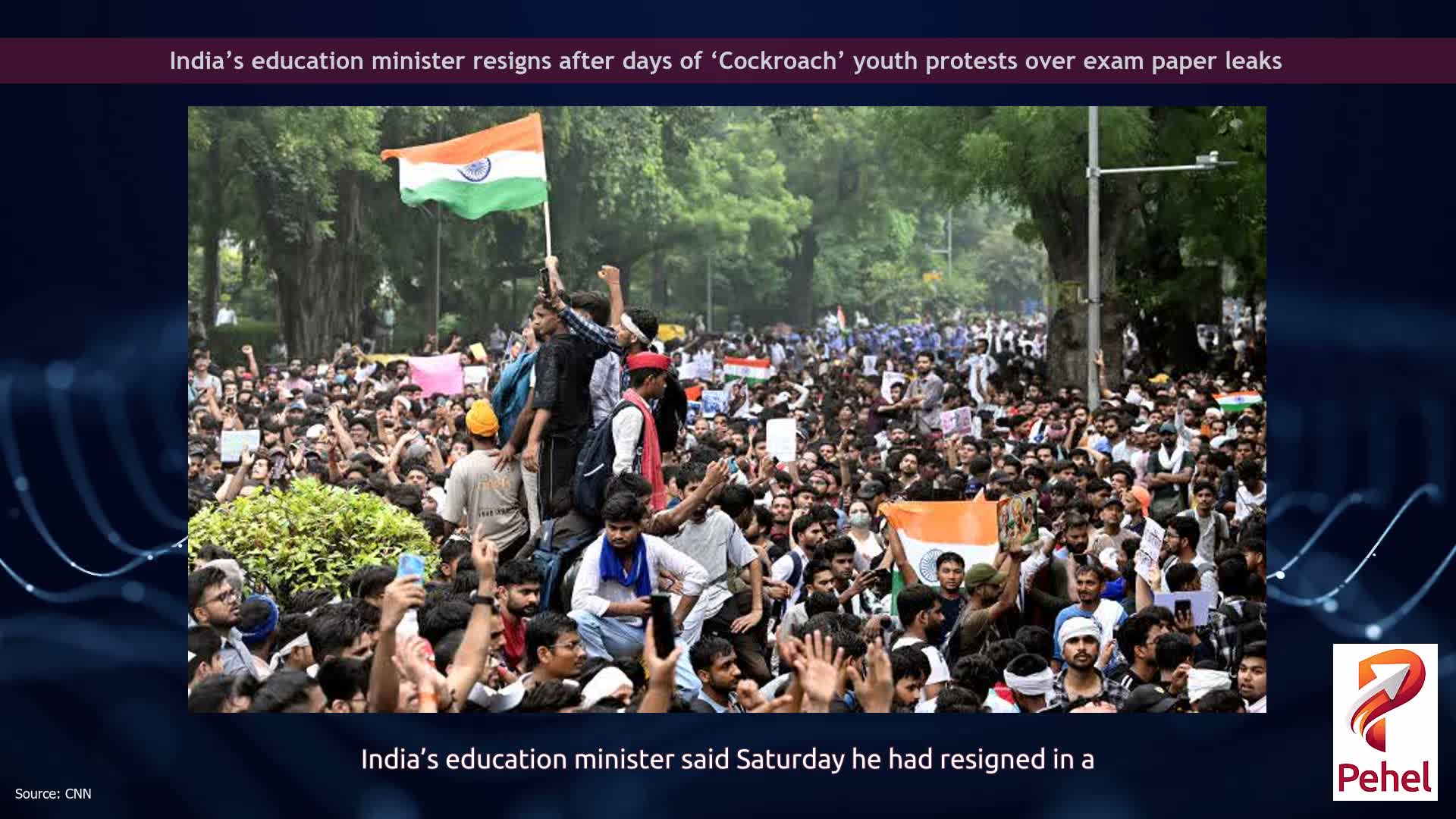 India’s education minister resigns after days of ‘Cockroach’ youth protests over exam paper leaks