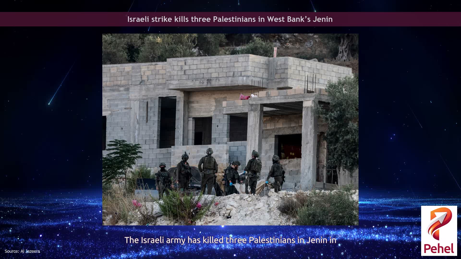 Israeli strike kills three Palestinians in West Bank’s Jenin