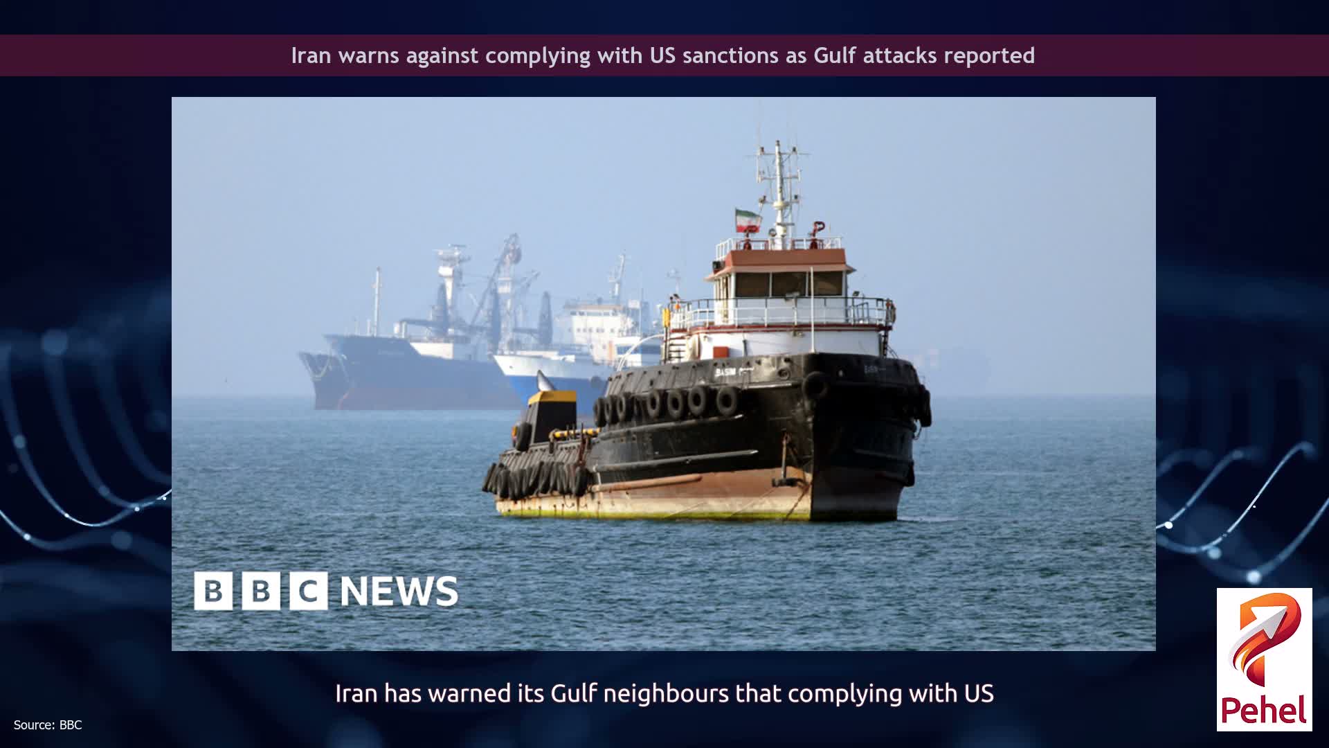 Iran warns against complying with US sanctions as Gulf attacks reported