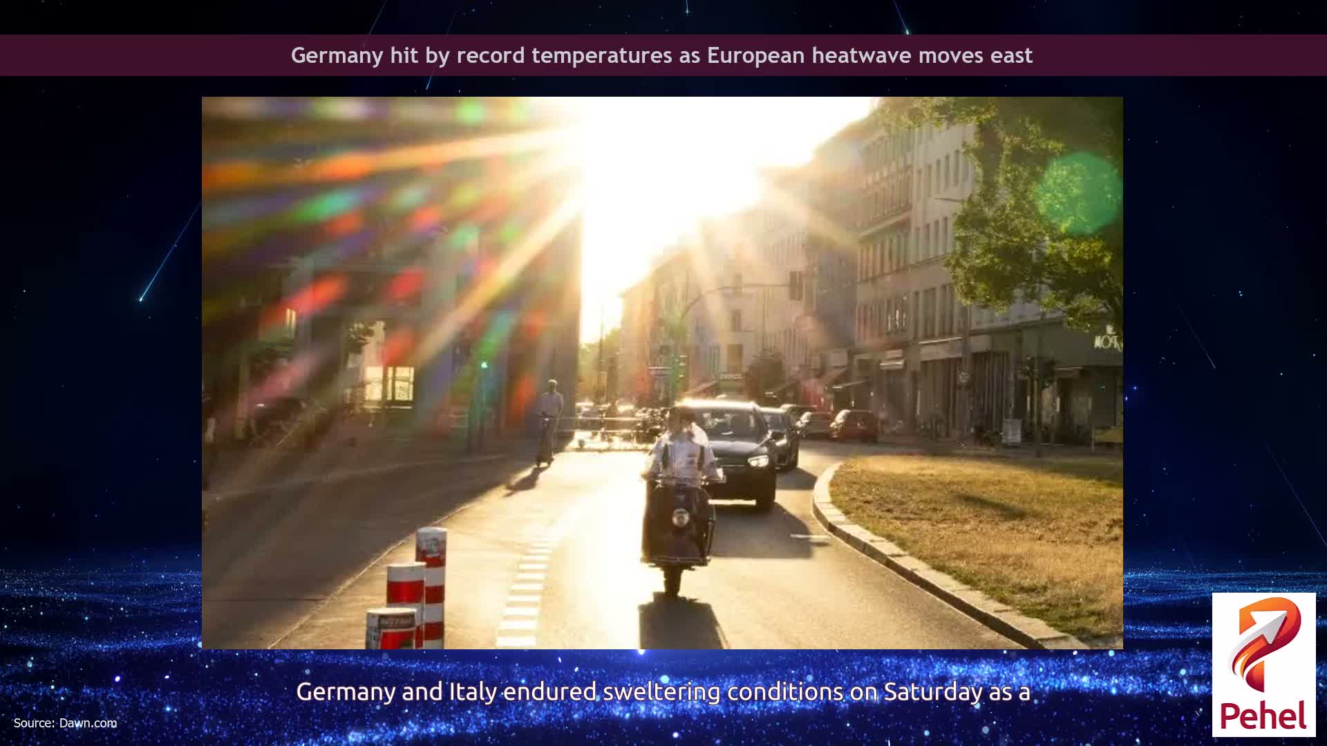 Germany hit by record temperatures as European heatwave moves east