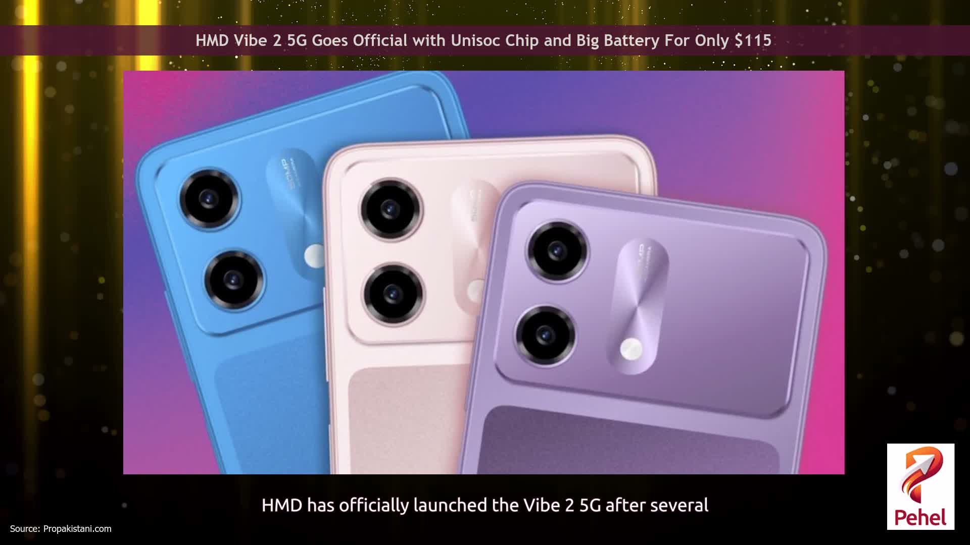 HMD Vibe 2 5G Goes Official with Unisoc Chip and Big Battery For Only $115