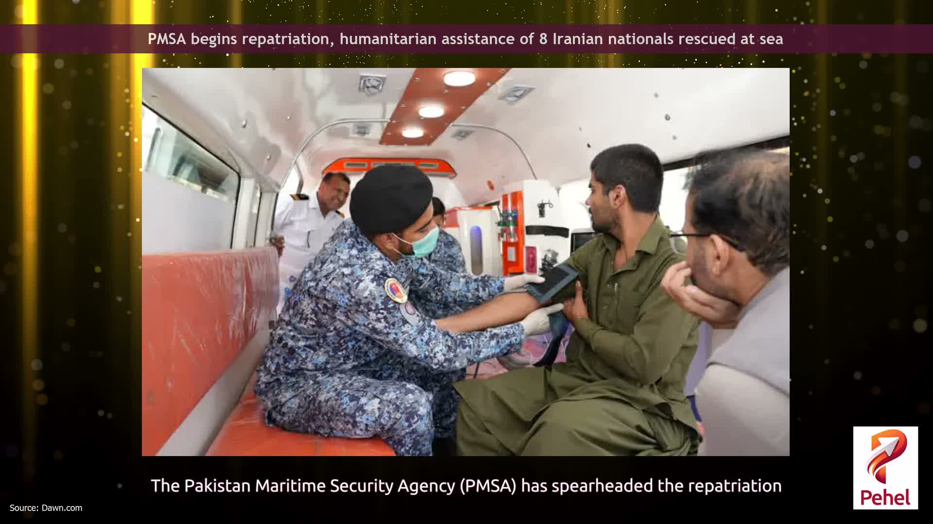 PMSA begins repatriation, humanitarian assistance of 8 Iranian nationals rescued at sea
